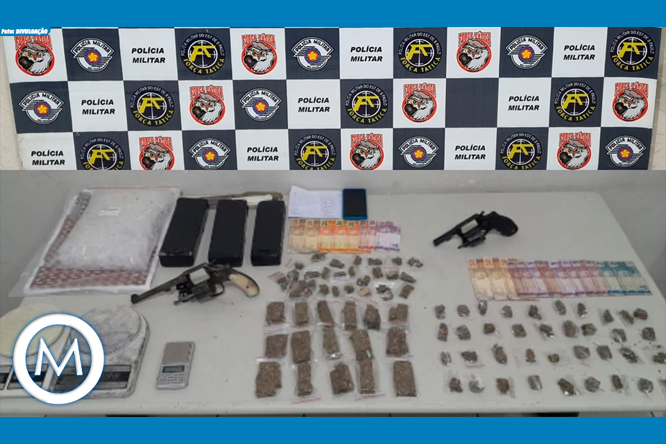 APREENSÃO DE DROGAS E ARMAS NA ZONA SUL