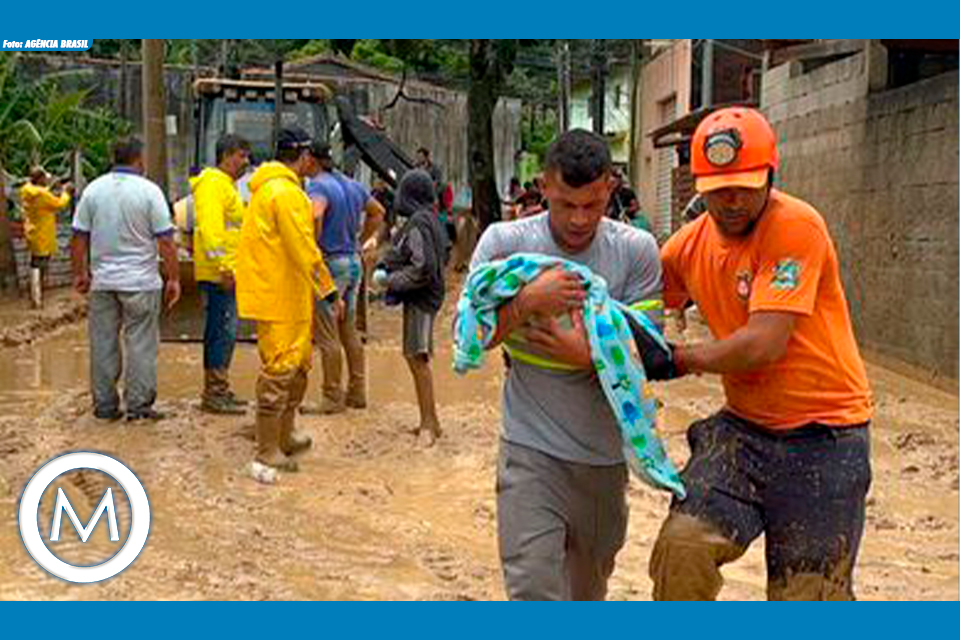 DESABRIGADOS EM SÃO SEBASTIÃO LITORAL