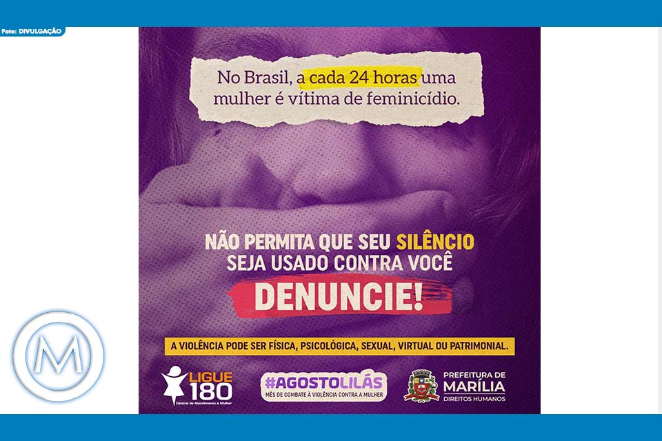 AGOSTO LILÁS PREFEITURA DE MARÍLIA