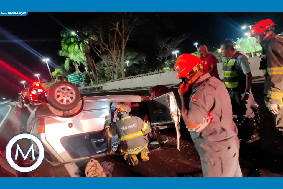 IDOSO FICA FERIDO EM ACIDENTE NA RODOVIA DO CONTORNO