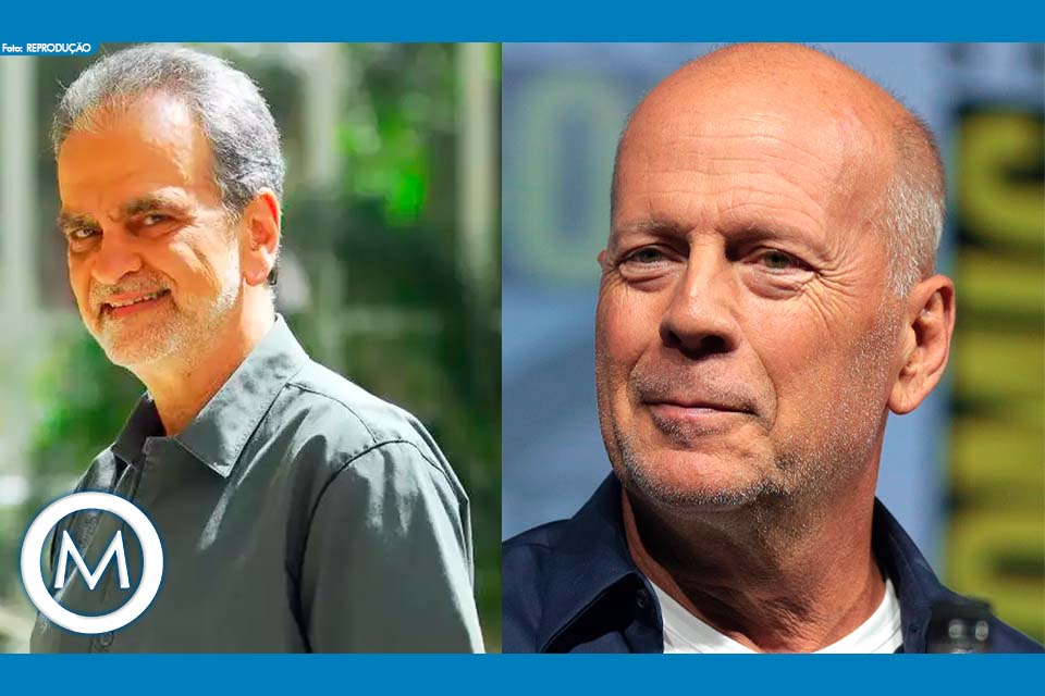 Mauricio Kubrusly e Bruce Willis