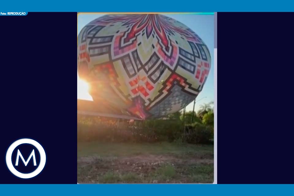 BALÃO CAI EM ORIENTE