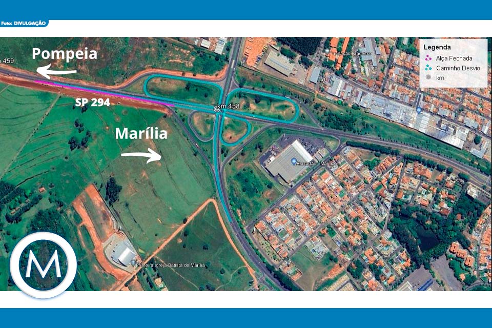 obras da rodovia do Contorno