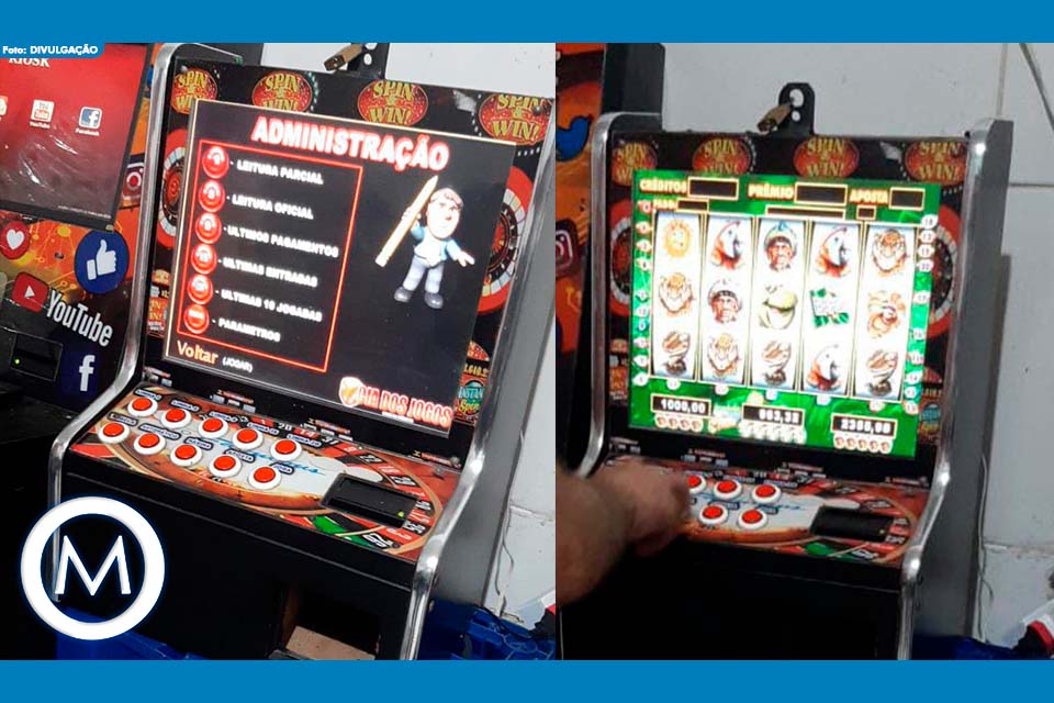 PM APREENDE MÁQUINA DE JOGOS EM POMPEIA
