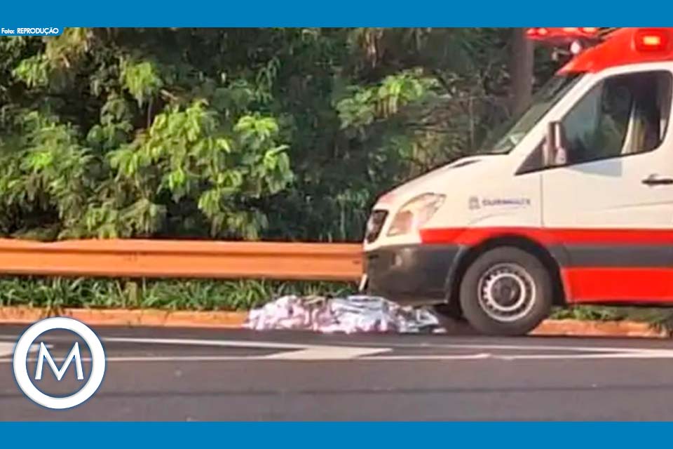 ciclista atropelado na Raposo Tavares em Ourinhos