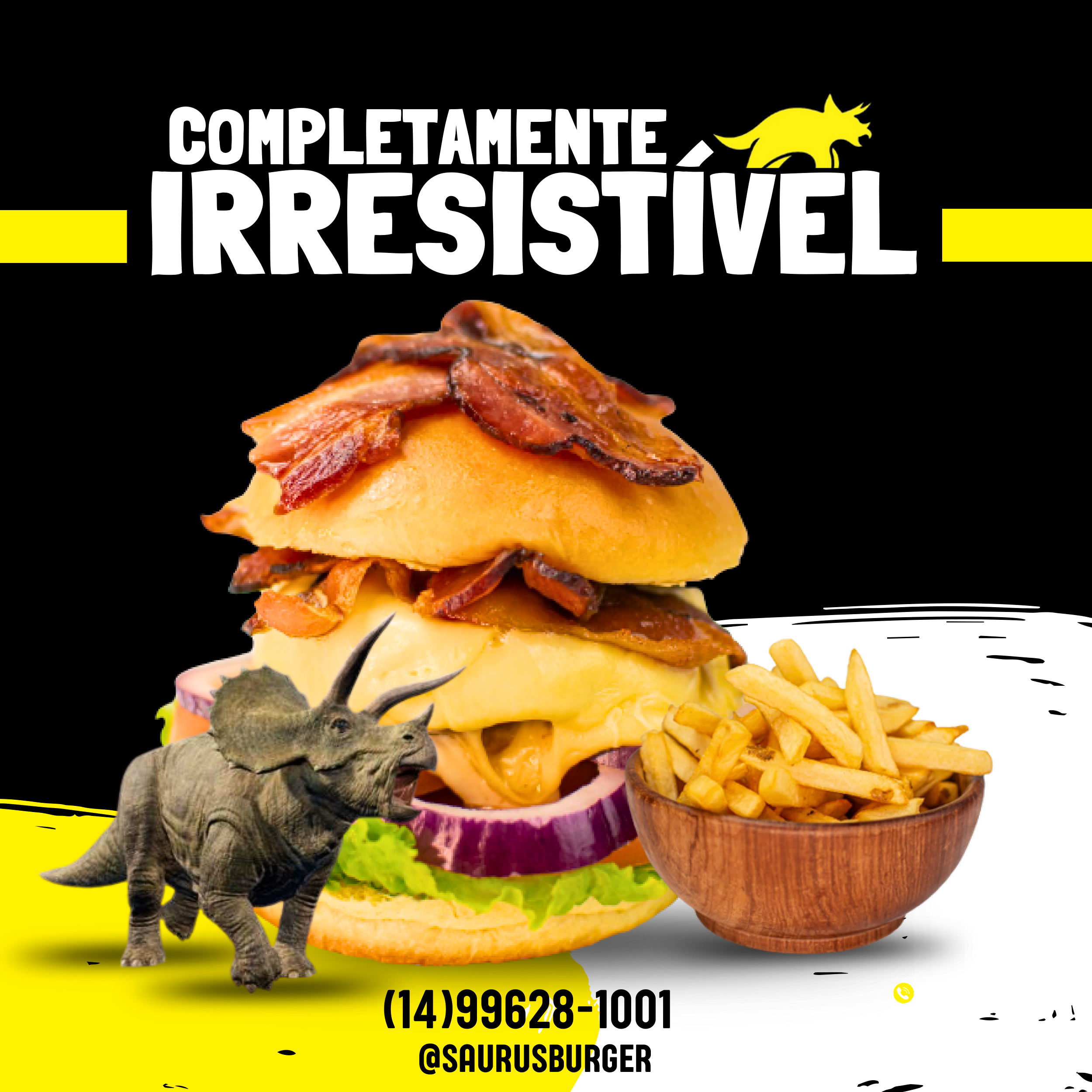 Banner Saurus Burguer
